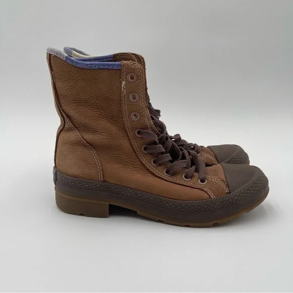 Converse Chuck Taylor All Star Outsider Leather Hi Top Sneakers Sz Women’s 7 - Picture 4 of 14